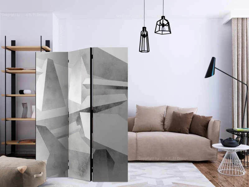 Parawan 3-częściowy - Zamrożone skrzydła [Room Dividers]