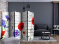 Parawan 5-częściowy - Polne kwiaty II [Room Dividers]