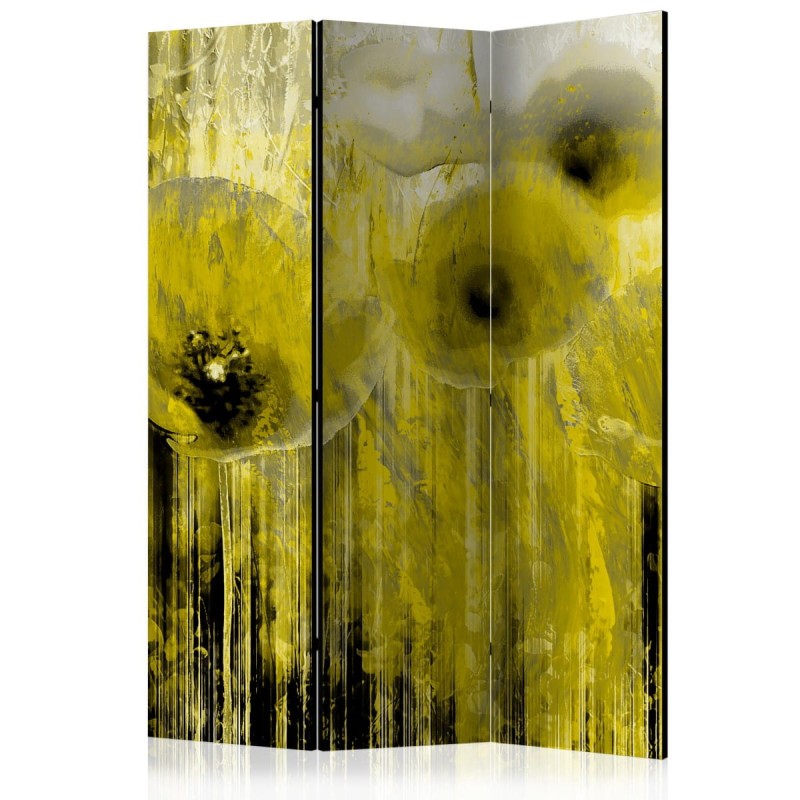 Parawan 3-częściowy - Żółte szaleństwo [Room Dividers]
