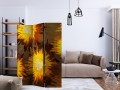 Parawan 3-częściowy - Taniec słoneczników [Room Dividers]