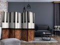 Parawan 5-częściowy - Zainspirowane Chopinem - mahoń II [Room Dividers]