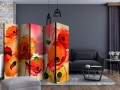 Parawan 5-częściowy - Aksamitne maki II [Room Dividers]