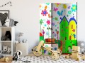Parawan 3-częściowy - Wesoła farma [Room Dividers]
