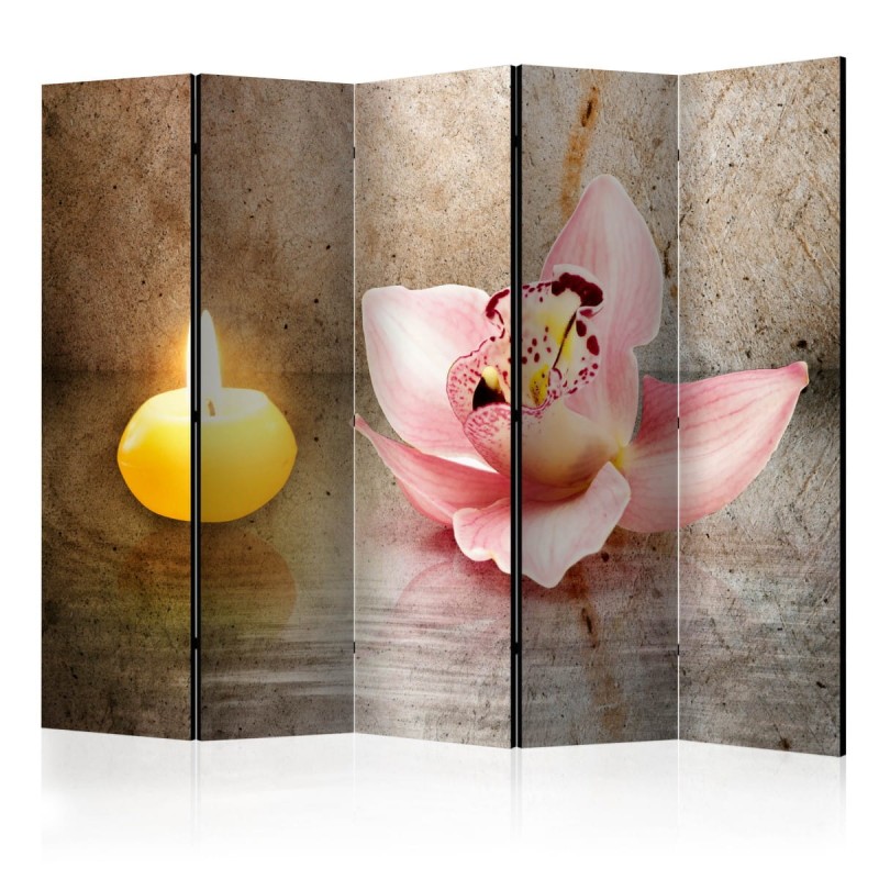 Parawan 5-częściowy - Romantyczny wieczór II [Room Dividers]