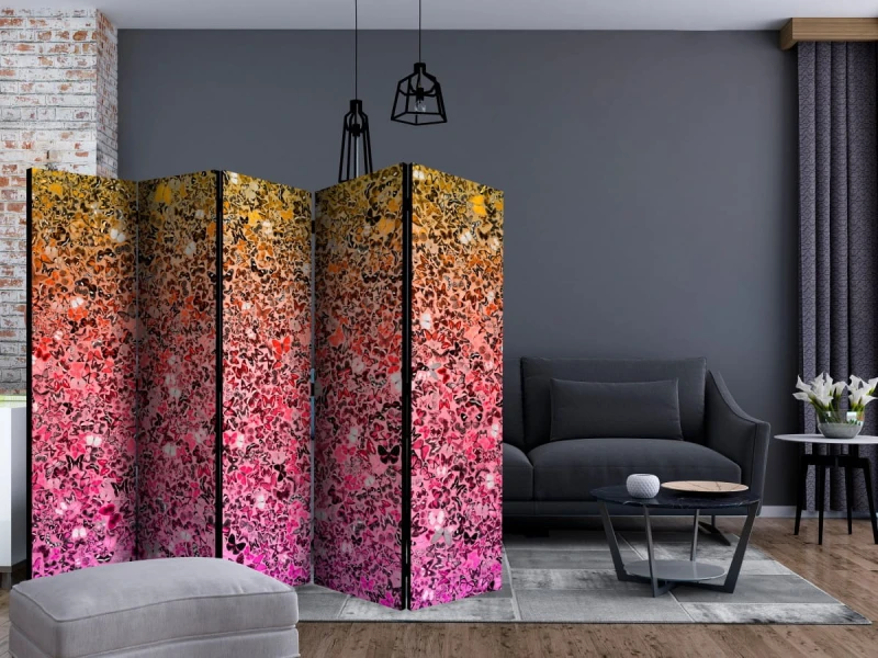 Parawan 5-częściowy - Język motyli II [Room Dividers]