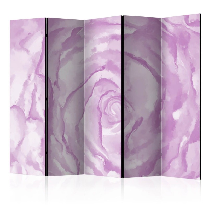Parawan 5-częściowy - róża (różowy) II [Room Dividers]