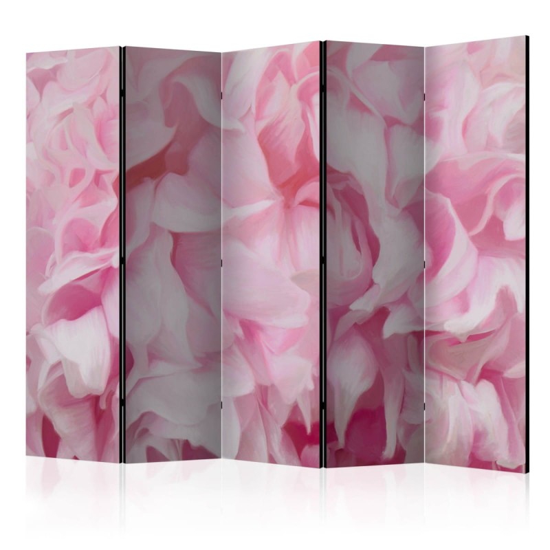 Parawan 5-częściowy - azalia (różowy) II [Room Dividers]