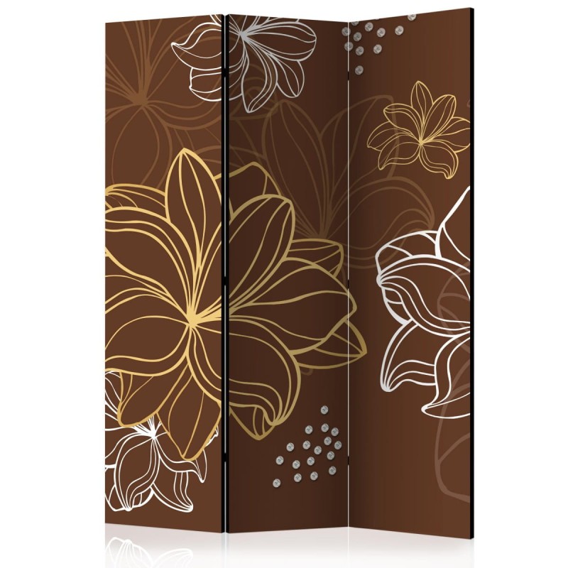 Parawan 3-częściowy - Autumnal flora [Room Dividers]