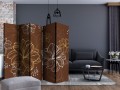 Parawan 5-częściowy - Autumnal flora II [Room Dividers]