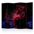Parawan 5-częściowy - kosmos - gwiazdy II [Room Dividers]