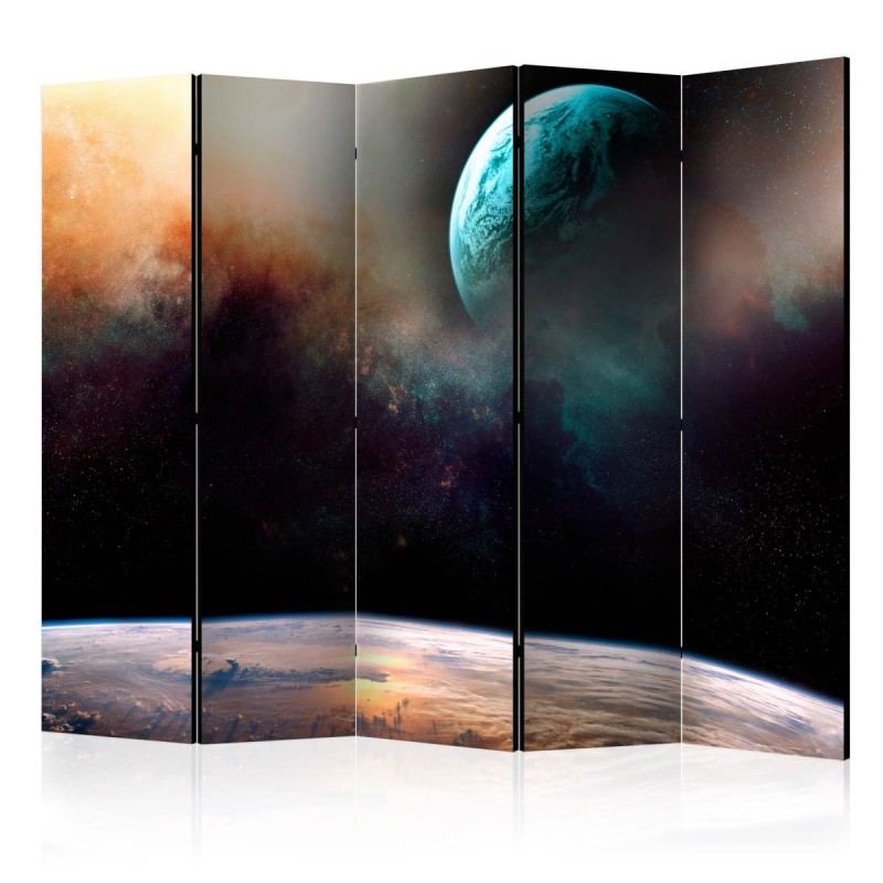 Parawan 5-częściowy - Like being on another planet II [Room Dividers]