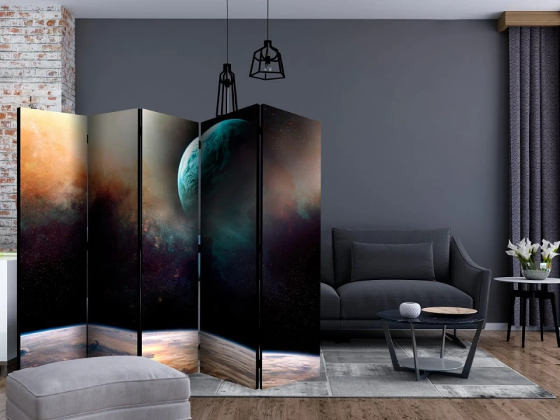 Parawan 5-częściowy - Like being on another planet II [Room Dividers]