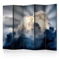 Parawan 5-częściowy - Promienie na niebie II [Room Dividers]