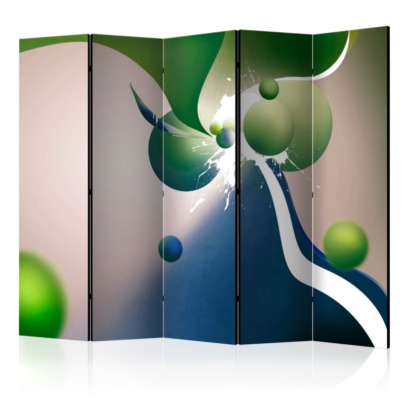 Parawan 5-częściowy - Geometryczna eksplozja II [Room Dividers]