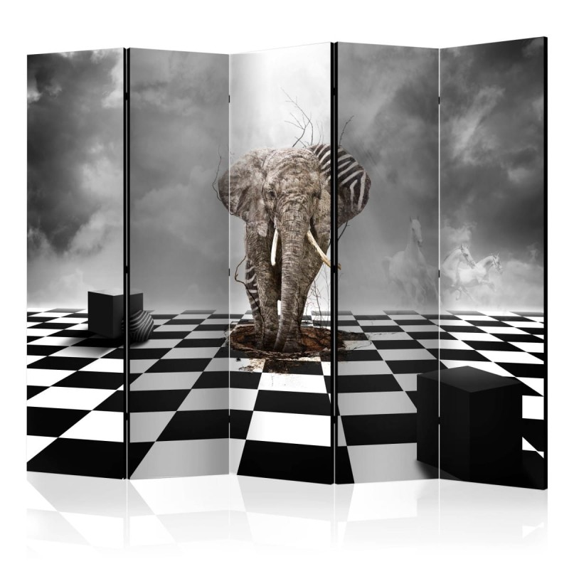 Parawan 5-częściowy - Ucieczka z Afryki II [Room Dividers]