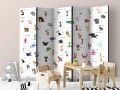 Parawan 5-częściowy - zwierzęta (dla dzieci) II [Room Dividers]