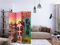 Parawan 3-częściowy - Morning in a city [Room Dividers]