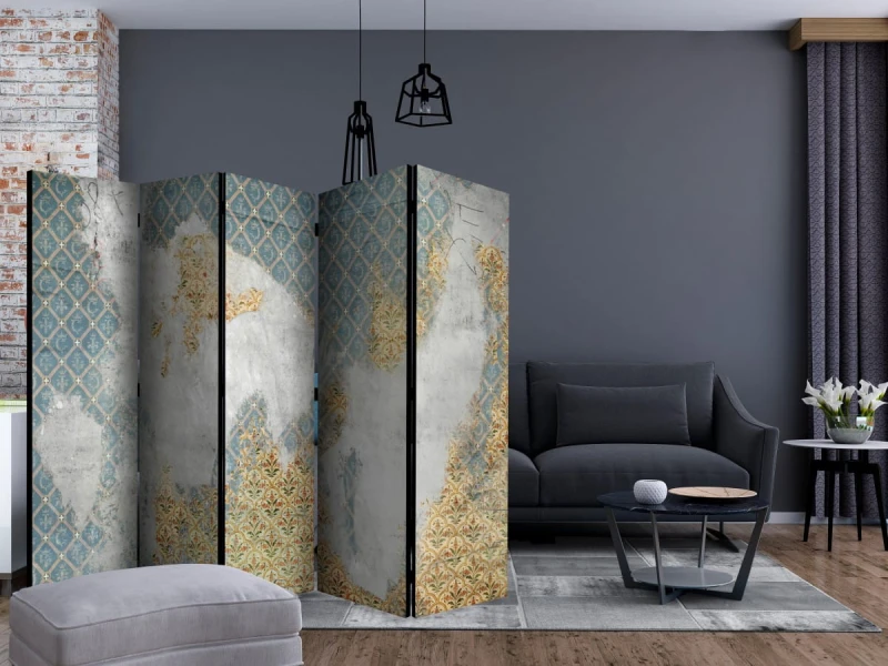 Parawan 5-częściowy - Resztki przeszłości II [Room Dividers]