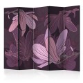 Parawan 5-częściowy - Dreamy flowers II [Room Dividers]