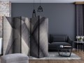 Parawan 5-częściowy - Abstrakcyjne betonowe bloki II [Room Dividers]