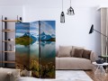 Parawan 3-częściowy - Góry odbijające się w tafli jeziora, Szwajcaria [Room Dividers]