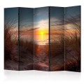 Parawan 5-częściowy - Zachód słońca nad Oceanem Atlantyckim II [Room Dividers]