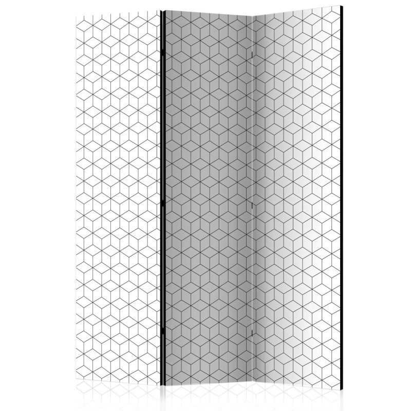Parawan 3-częściowy - Kostki - tekstura [Room Dividers]