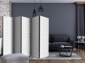 Parawan 5-częściowy - Kostki - tekstura II [Room Dividers]
