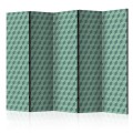 Parawan 5-częściowy - Monochromatyczne kostki II [Room Dividers]