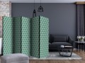 Parawan 5-częściowy - Monochromatyczne kostki II [Room Dividers]