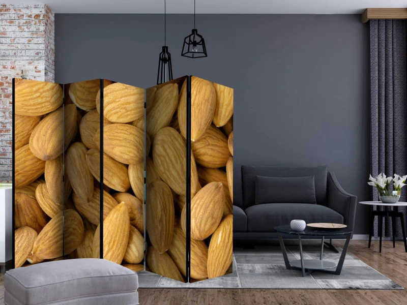 Parawan 5-częściowy - Tasty almonds II [Room Dividers]