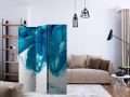 Parawan 3-częściowy - Niebieski dym [Room Dividers]