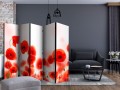 Parawan 5-częściowy - Sleepy poppy's land II [Room Dividers]