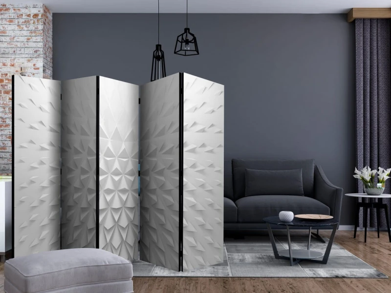 Parawan 5-częściowy - Czworościany II [Room Dividers]