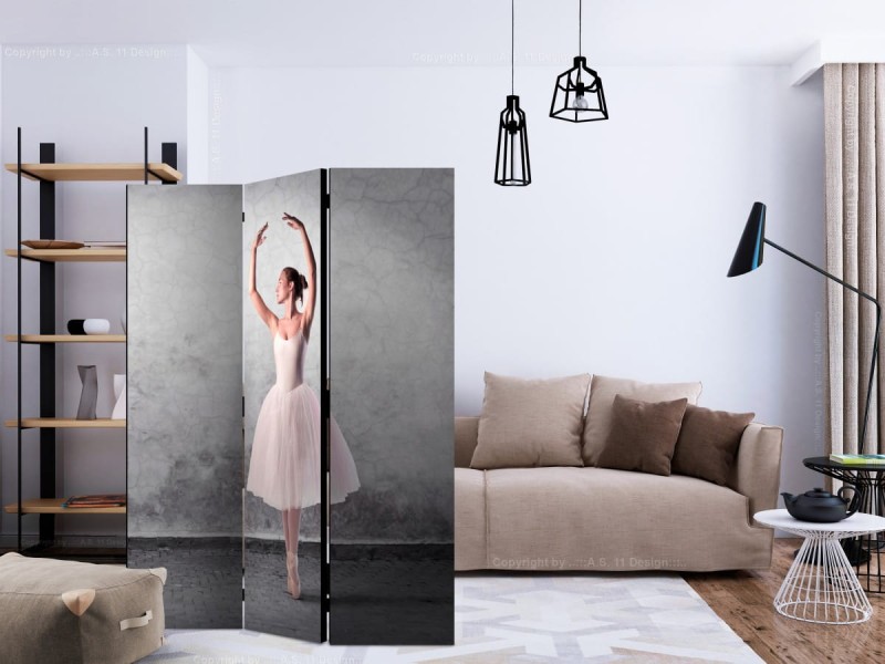 Parawan 3-częściowy - Baletnica niczym z obrazu Degas [Room Dividers]