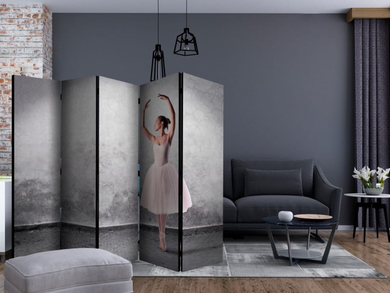 Parawan 5-częściowy - Baletnica niczym z obrazu Degas II [Room Dividers]
