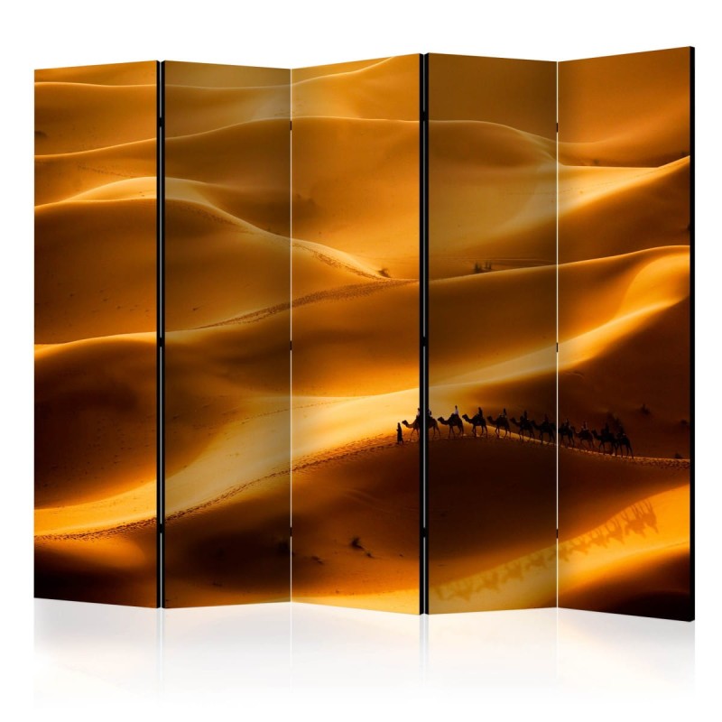 Parawan 5-częściowy - Karawan wielbłądów II [Room Dividers]