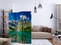Parawan 3-częściowy - Górskie jezioro [Room Dividers]