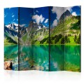 Parawan 5-częściowy - Górskie jezioro II [Room Dividers]
