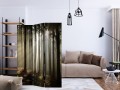Parawan 3-częściowy - Las iglasty - poranna mgła [Room Dividers]