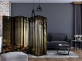 Parawan 5-częściowy - Las iglasty - poranna mgła II [Room Dividers]