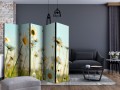 Parawan 5-częściowy - Stokrotki - wiosenna łąka II [Room Dividers]