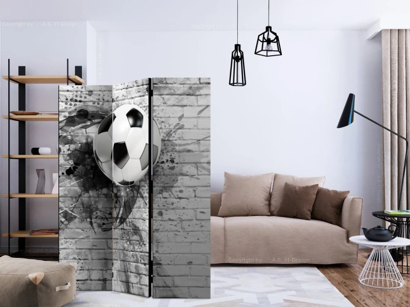 Parawan 3-częściowy - Dynamika futbolu [Room Dividers]