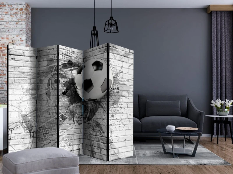 Parawan 5-częściowy - Dynamika futbolu II [Room Dividers]