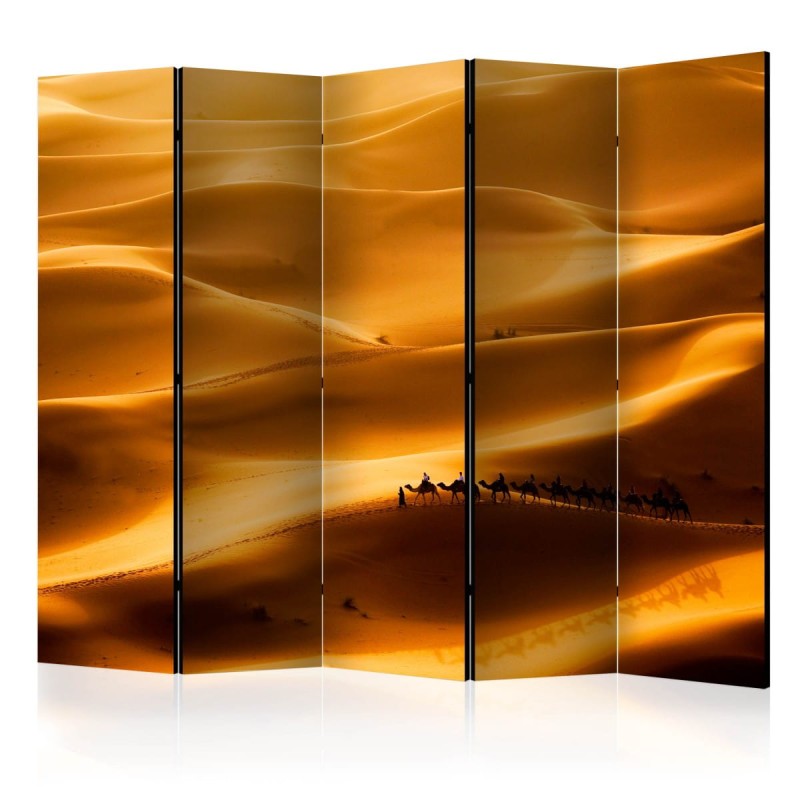 Parawan 5-częściowy - Karawan wielbłądów II [Room Dividers]