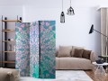 Parawan 3-częściowy - Dziewczęca Mandala (niebieski) [Room Dividers]