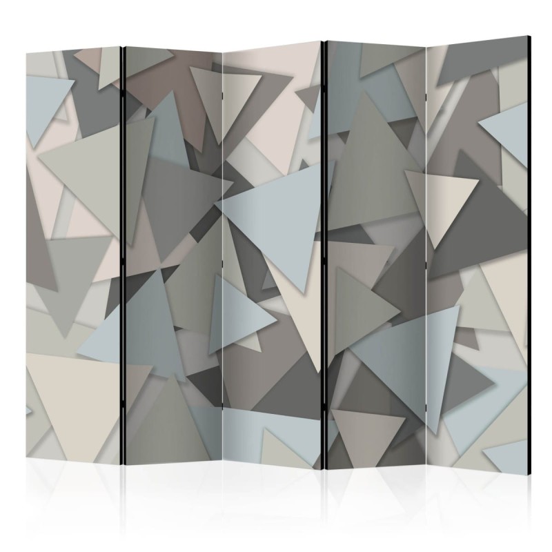 Parawan 5-częściowy - Geometryczna układanka II [Room Dividers]