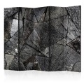 Parawan 5-częściowy - Płytki chodnikowe (szary) II [Room Dividers]