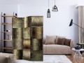 Parawan 3-częściowy - Metalowe płytki [Room Dividers]
