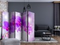 Parawan 5-częściowy - Fioletowe orchidee II [Room Dividers]